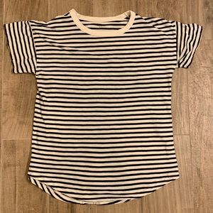 Madewell Striped Whisper Cotton Crewneck Tee